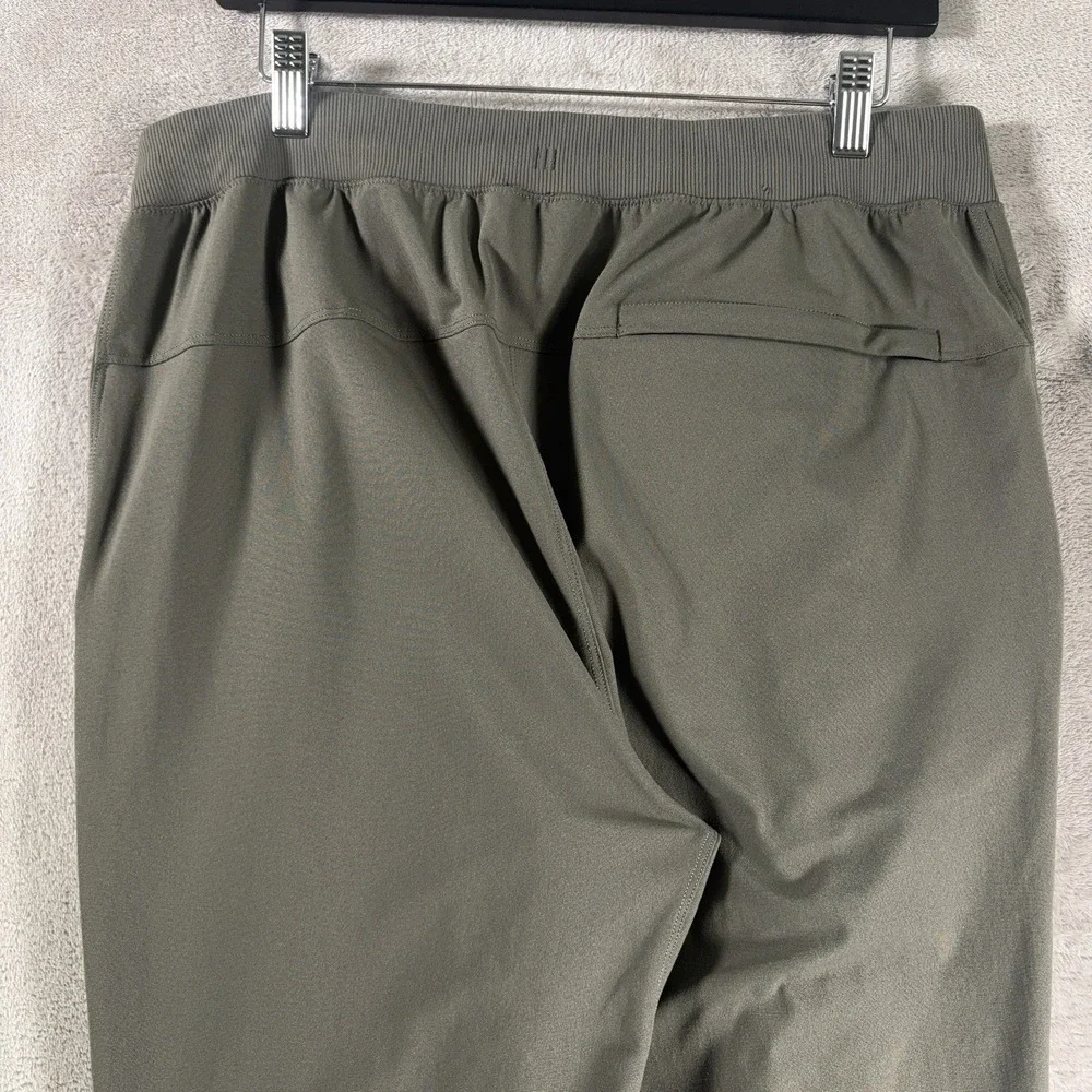 Lululemon ABC Jogger Pants Mens Large Army Green Stretch Athletic Lounge